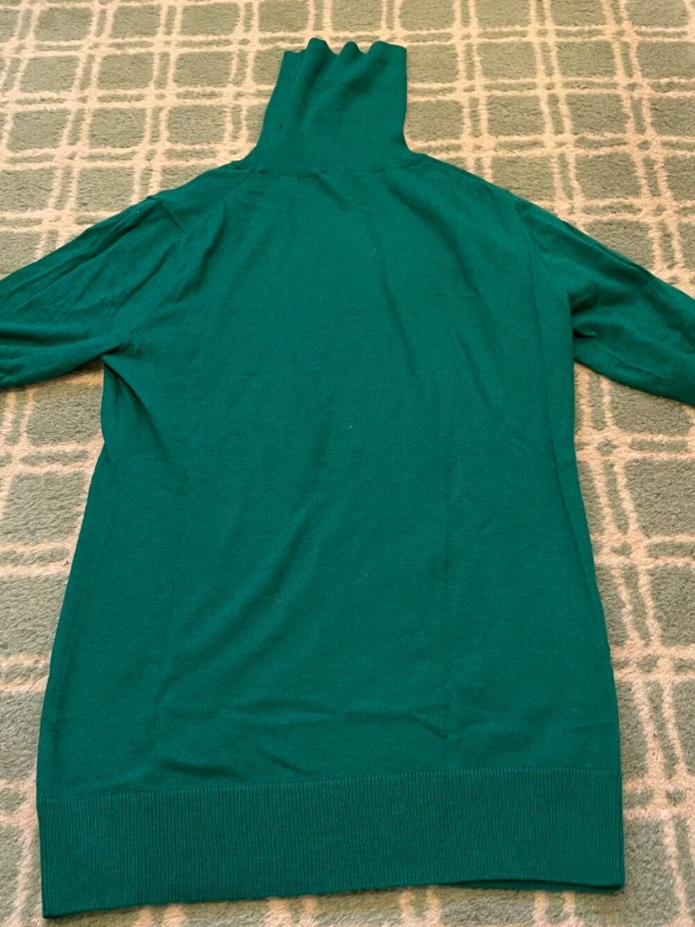 4: Ann Taylor silk blend elbow sleeve turtleneck sweater S